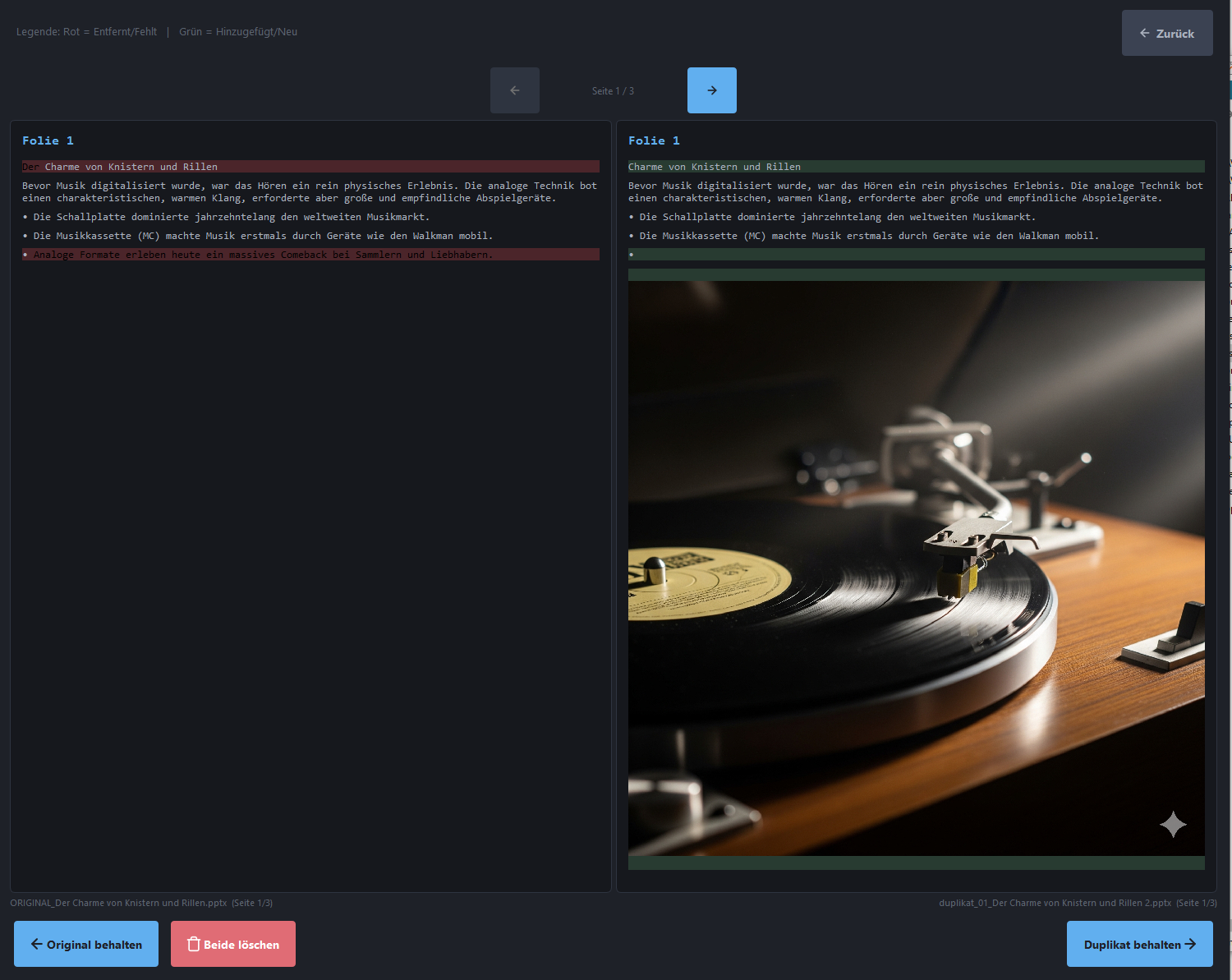 Einsparpotenzial in Gigabyte